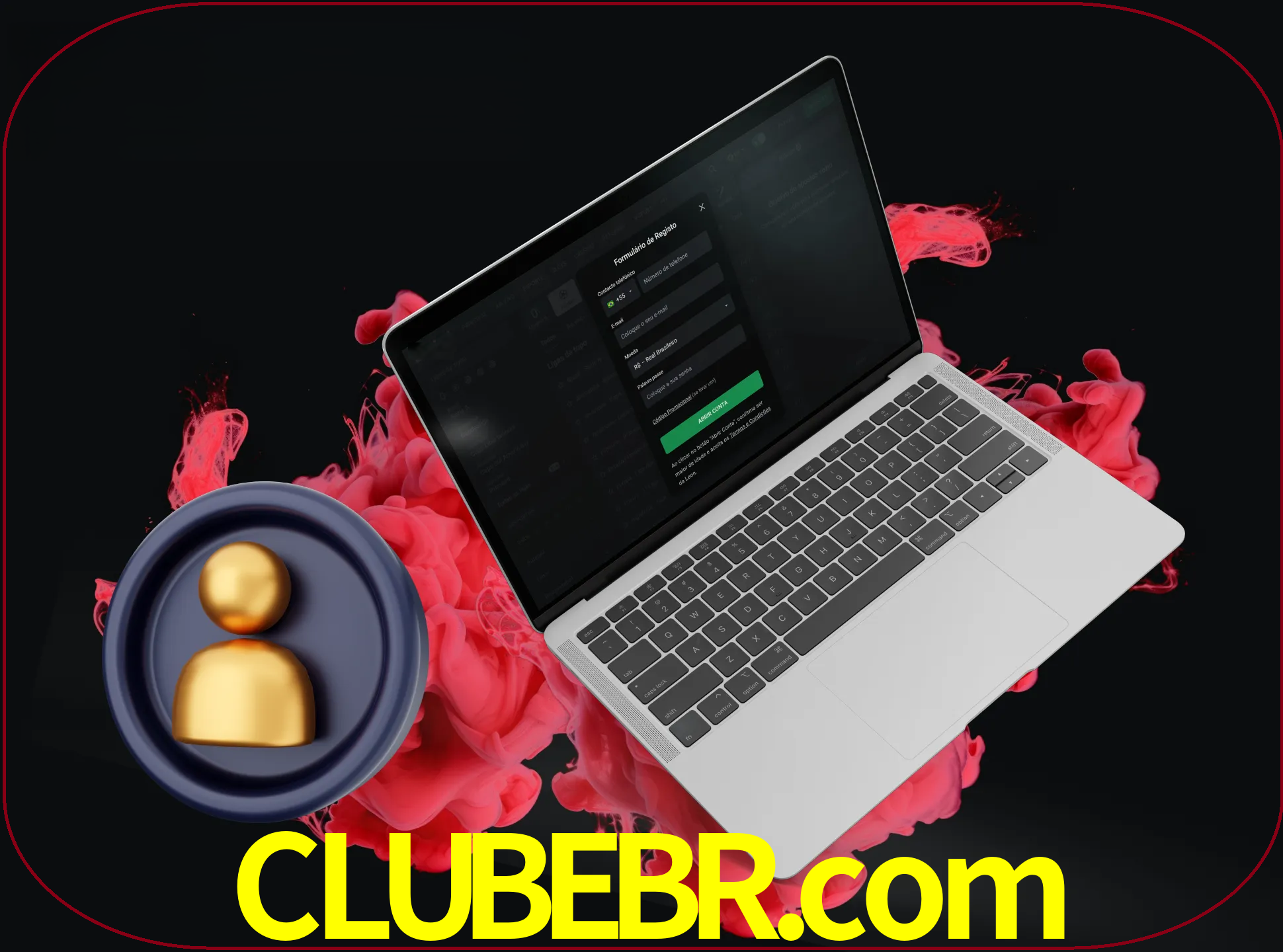 No cabeçalho do site clubebr, clique no botão que o levará a um formulário especial onde terá de introduzir as suas informações actuais.