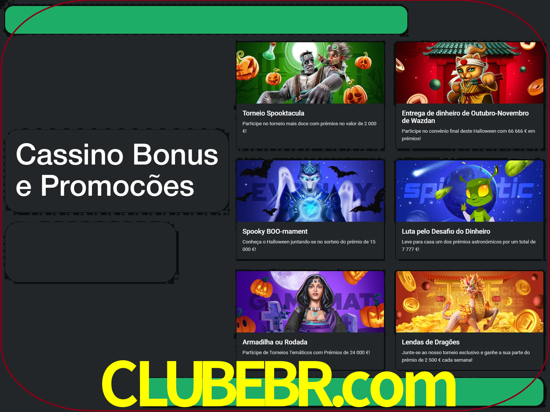 Verifique se há novos bônus de cassino para reivindicar.