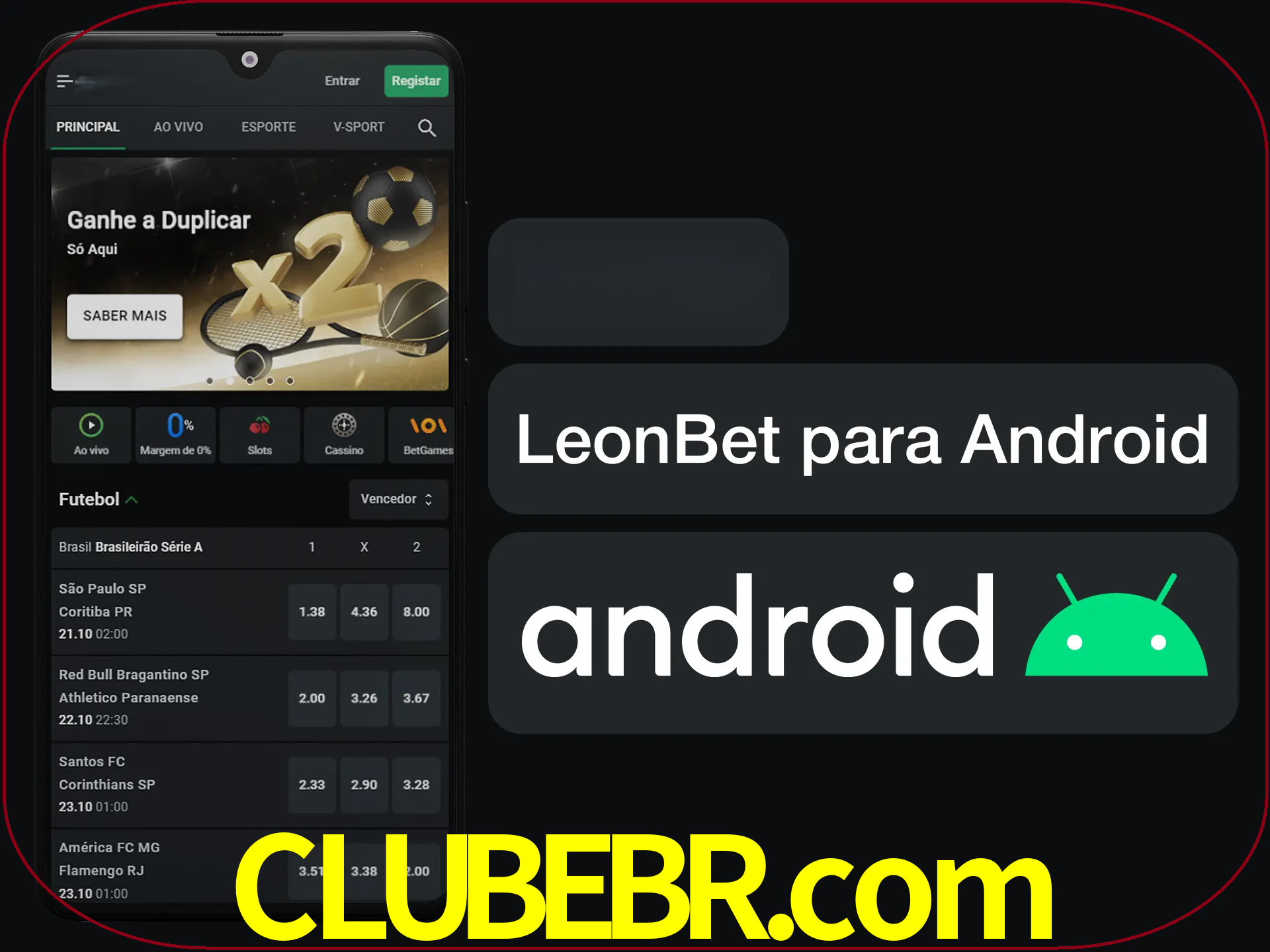 Adquira sua versão poket de LeonBet.