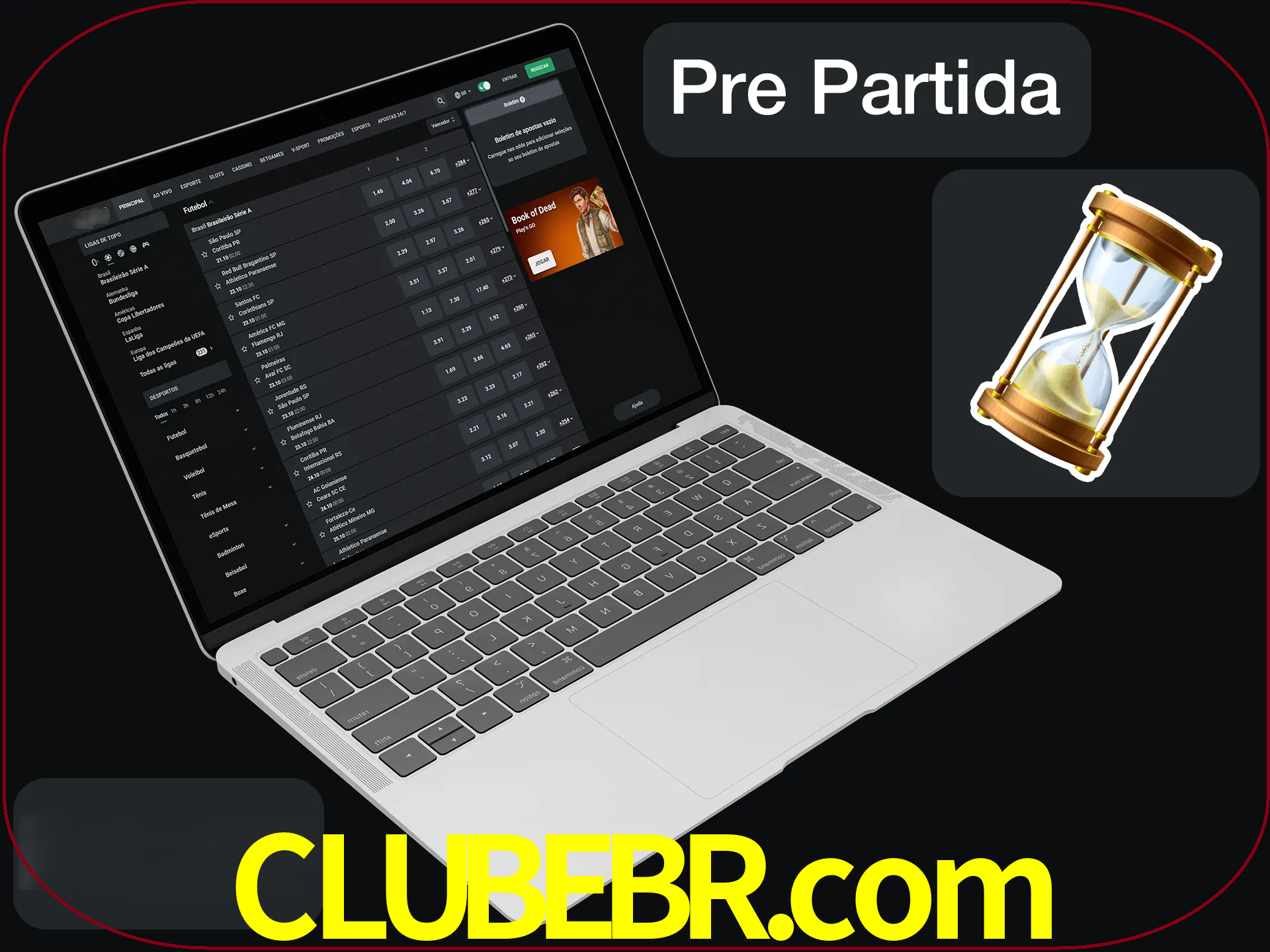 Fazer apostas em partidas futuras.