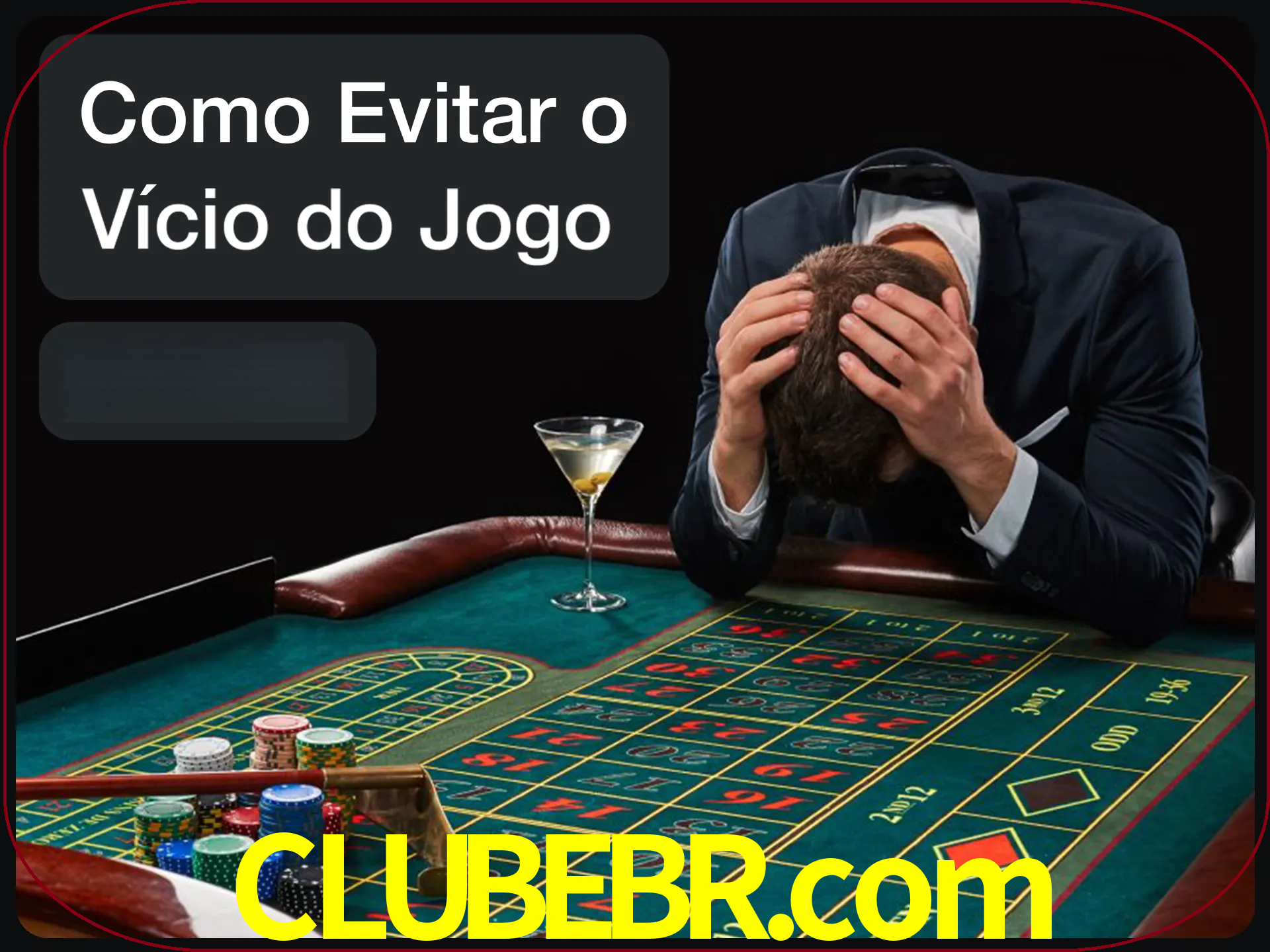 Você é responsável por cada uma de suas apostas.